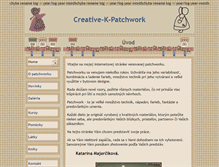 Tablet Screenshot of patchwork-quilt.sk